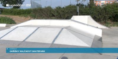 Okříšky mají nový skatepark