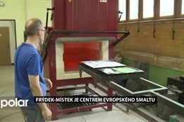 Frýdek-Místek je centrem evropského smaltu. Funguje tu umělecká dílna s velkou pecí