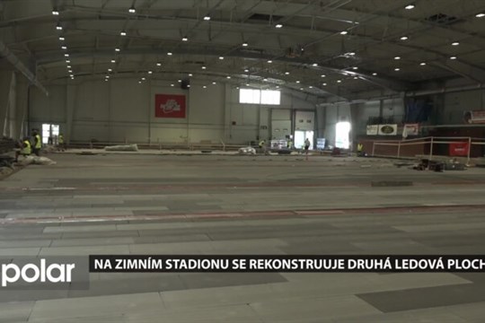 Na porubském zimním stadionu prochází kompletní rekonstrukcí druhá ledová plocha