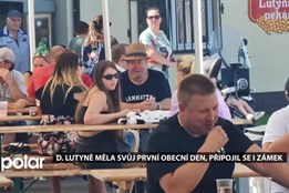 Dolní Lutyně měla svůj první obecní den, připojil se i zámek