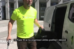 V Praze 10 se na organizaci úklidu podílejí i občané