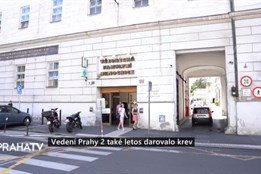 Vedení Prahy 2 také letos darovalo krev