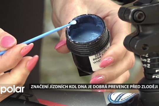 Značení kol syntetickou DNA je dobrá prevence před zloději. V Ostravě metodu praktikují už 11 let