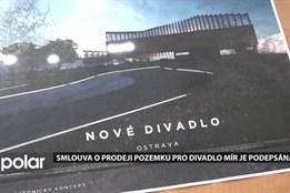 Pozemek pro stavbu nového divadla ve Vítkovicích už patří Divadlu Mír