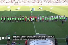 Slezské derby skončilo v Karviné bez gólů, brankář domácích byl trenérem pochválen