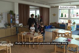 Praha 10 otevírá nové pracoviště mateřské školy