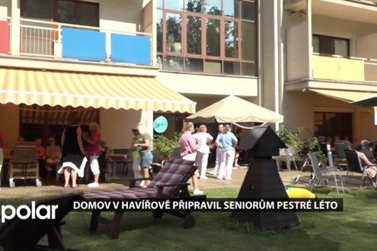 Domov v Havířově připravil seniorům pestré léto, vše završila zahradní slavnost