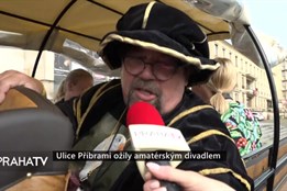 Ulice Příbrami ožily amatérským divadlem