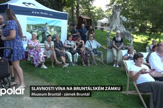 Bruntálská zámecká zahrada hostila již potřetí slavnosti vína