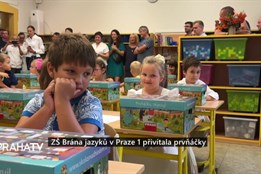 ZŠ Brána jazyků v Praze 1 přivítala prvňáčky