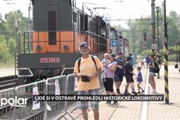 Milovníci železnic si v Ostravě prohlédli historické lokomotivy