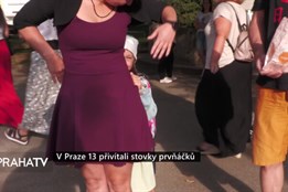 V Praze 13 přivítali stovky prvňáčků