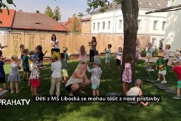 Děti z MŠ Libocká se mohou těšit z nové přístavby