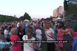 V Praze 13 opět zakončili léto Koncertem pro park