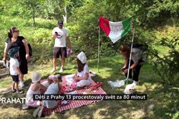 Děti z Prahy 13 procestovaly svět za 80 minut