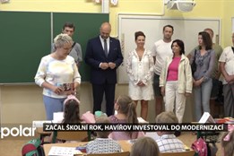 Dětem začal nový školní rok, Havířov i nadále investuje do modernizací budov