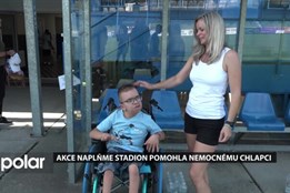 Nemocný chlapec může díky charitativní akci Naplňme stadion absolvovat další neurorehabilitace