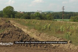 Obchvat uleví Hořovicím od kamionové dopravy