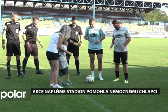 Sportovci se zapojili do akce Naplňme stadion, pomohli tak nemocnému chlapci