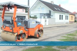 Modernizace silnic v Třebíči pokračuje