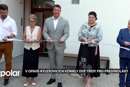 V Opavě-Kylešovicích vznikly dvě třídy pro předškoláky s kapacitou 56 dětí