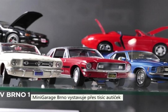 MiniGarage Brno vystavuje přes tisíc autíček