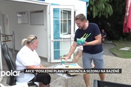 “Poslední plavky” ukončily sezonu, teplé počasí otevření bazénu prodloužilo