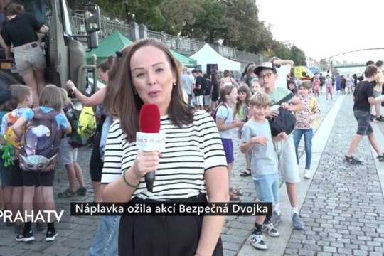 Náplavka ožila akcí Bezpečná Dvojka