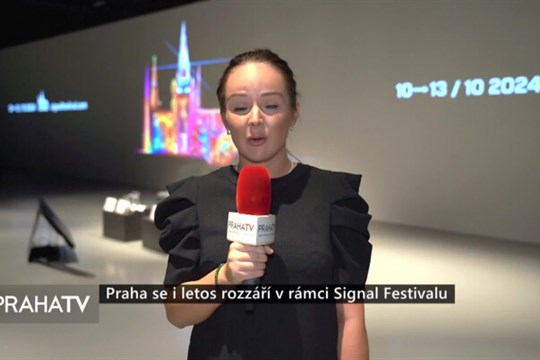 Praha se i letos rozzáří v rámci Signal Festivalu