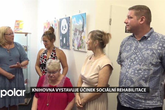 Knihovna vystavuje kresby Jitky Pospíšilové, vznikly v rámci sociální rehabilitace