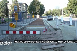 MS kraj opravuje v Karviné několik autobusových zálivů