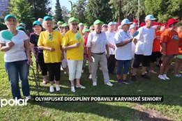 Netradiční olympijské disciplíny pobavily karvinské seniory