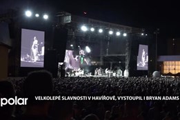 Velkolepé Havířovské slavnosti, hlavní hvězdou byl Bryan Adams