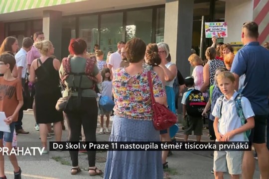 Do škol v Praze 11 nastoupila téměř tisícovka prvňáků