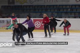 Krasobruslařský klub nabídl dospělým výuku bruslení, zájemců je dost