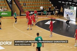 Mezinárodní házenkářský turnaj Karviná Cup prověřil kvality a připravenost dorostenců