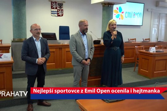 Nejlepší sportovce z Emil Open ocenila i hejtmanka