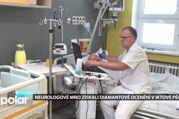 Neurologové MNO získali Diamantové ocenění v iktové péči