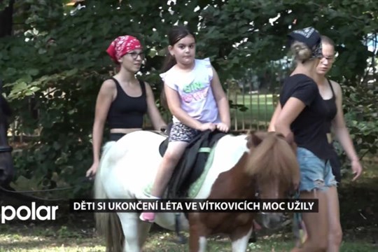 Zábavné odpoledne pro děti ve Vítkovicích symbolicky ukončilo léto a prázdniny