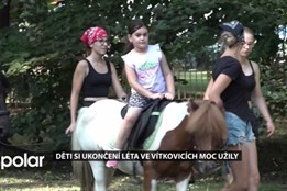 Zábavné odpoledne pro děti ve Vítkovicích symbolicky ukončilo léto a prázdniny