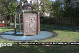 Mateřskou školu Blahoslavova v centru Ostravy čeká rekonstrukce zahrady