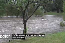 Obce Bruntálska už se potýkají s vodou a začínajícími záplavami