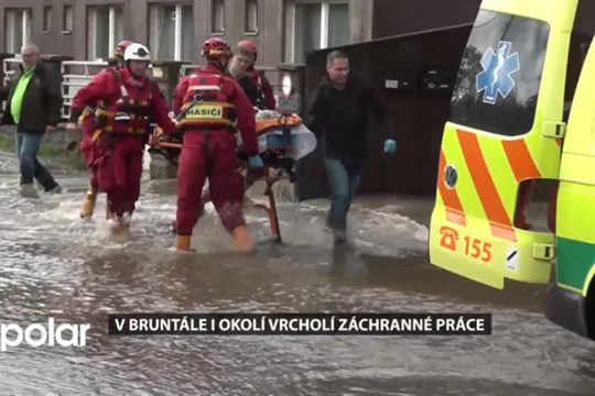 Ohrožení Černým potokem si i v Bruntále vynutilo evakuace obyvatel z okolí