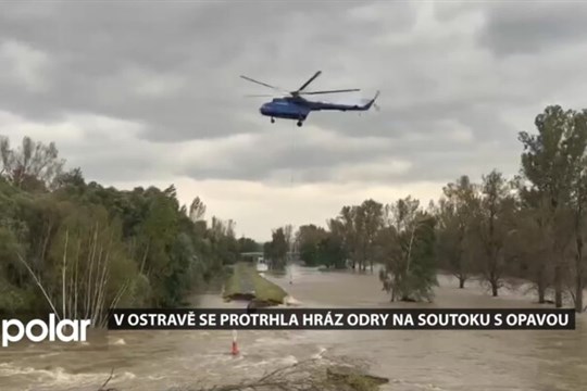 V Ostravě se protrhla hráz Odry na soutoku s Opavou. Voda zaplavila Přívoz, Novou Ves a Mariánské Hory