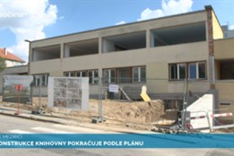 Rekonstrukce knihovny pokračuje podle plánu