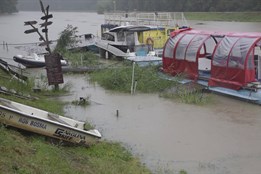 Morava u Hodonína téměř atakovala extrémní povodeň