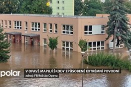 V Opavě mapují škody způsobené extrémní povodní. S odklízením následků by měli pomoct i vojáci