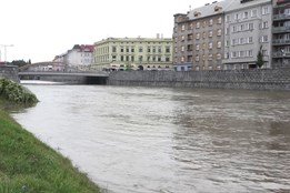 Nejhorší situaci s povodní v Olomouci očekávali lidé v Chomoutově