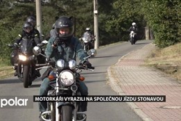 Motorkáři vyrazili na společnou jízdu Stonavou