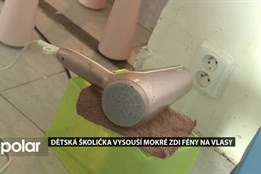 Vytopená dětská školička ve Frýdku-Místku vysouší zdi fény na vlasy